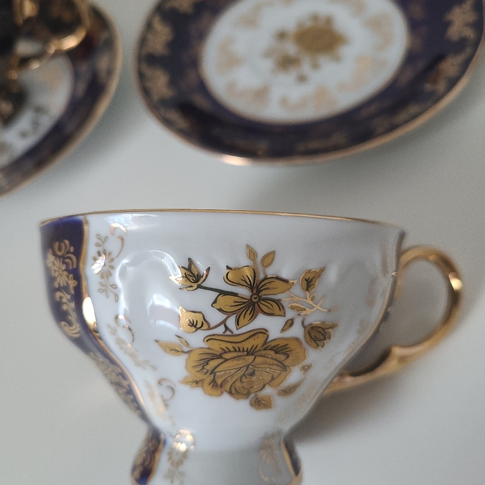 Alpine fine china tea set for 6 - Picture 4 of 10